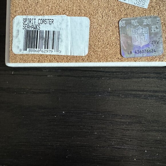 NFL Team Coasters Seahawks Broncos Rams Chargers Ceramic Mixed Set of 4 - Picture 9 of 12